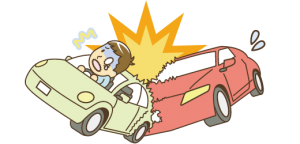 彦根市かがりの整骨院交通事故のイラスト